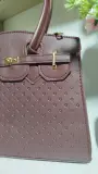 حقيبة H عنابي
