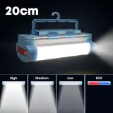 Lanterne de Camping 5-en-1 avec Power Bank PM 3000mAh - مصباح التخييم المغناطيسي متعدد المهام