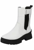 Bottines Femme Rieker Revolution Blanches en Cuir – Semelle Crantée