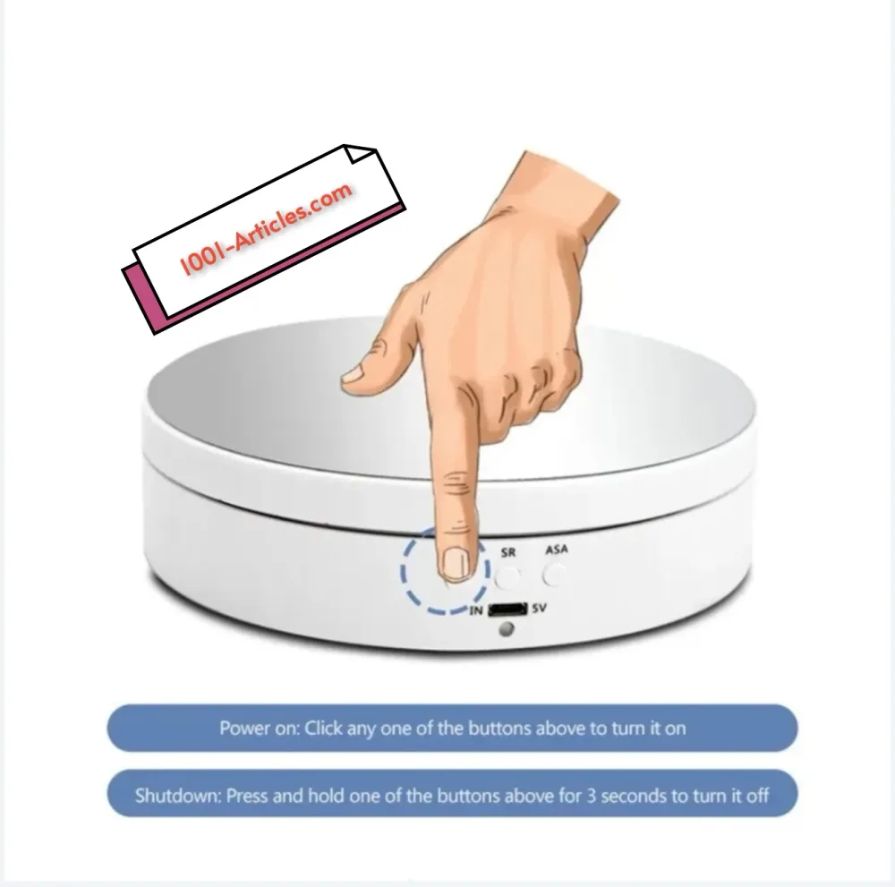 Présentoir Rotatif de produits - Support et Table Rotative