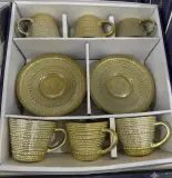 Baroque and saucer set