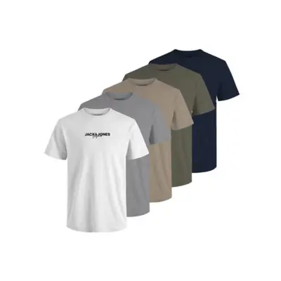 Pack 5 T-shirts Coton jack & jones 566237/69