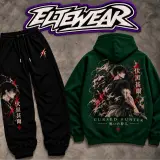 FUSHIGURO GREEN HOODIE ENSEMBLE