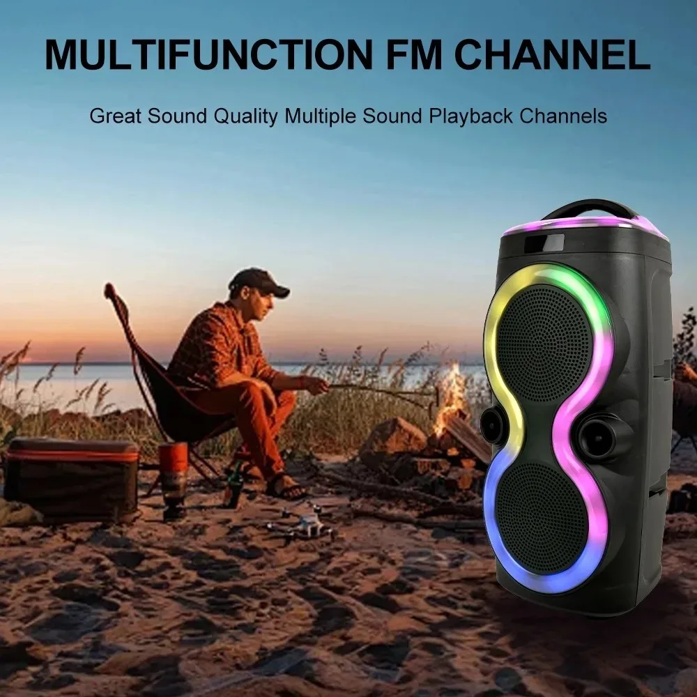 SING-E ZQS6236 haut-parleur KTV sans fil Bluetooth cinéma maison et caisson de basses karaoké DJ de fête