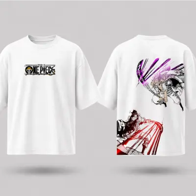 T-shirt Oversize One Piece - Duel au Sommet : Shanks contre Barbe Blanche