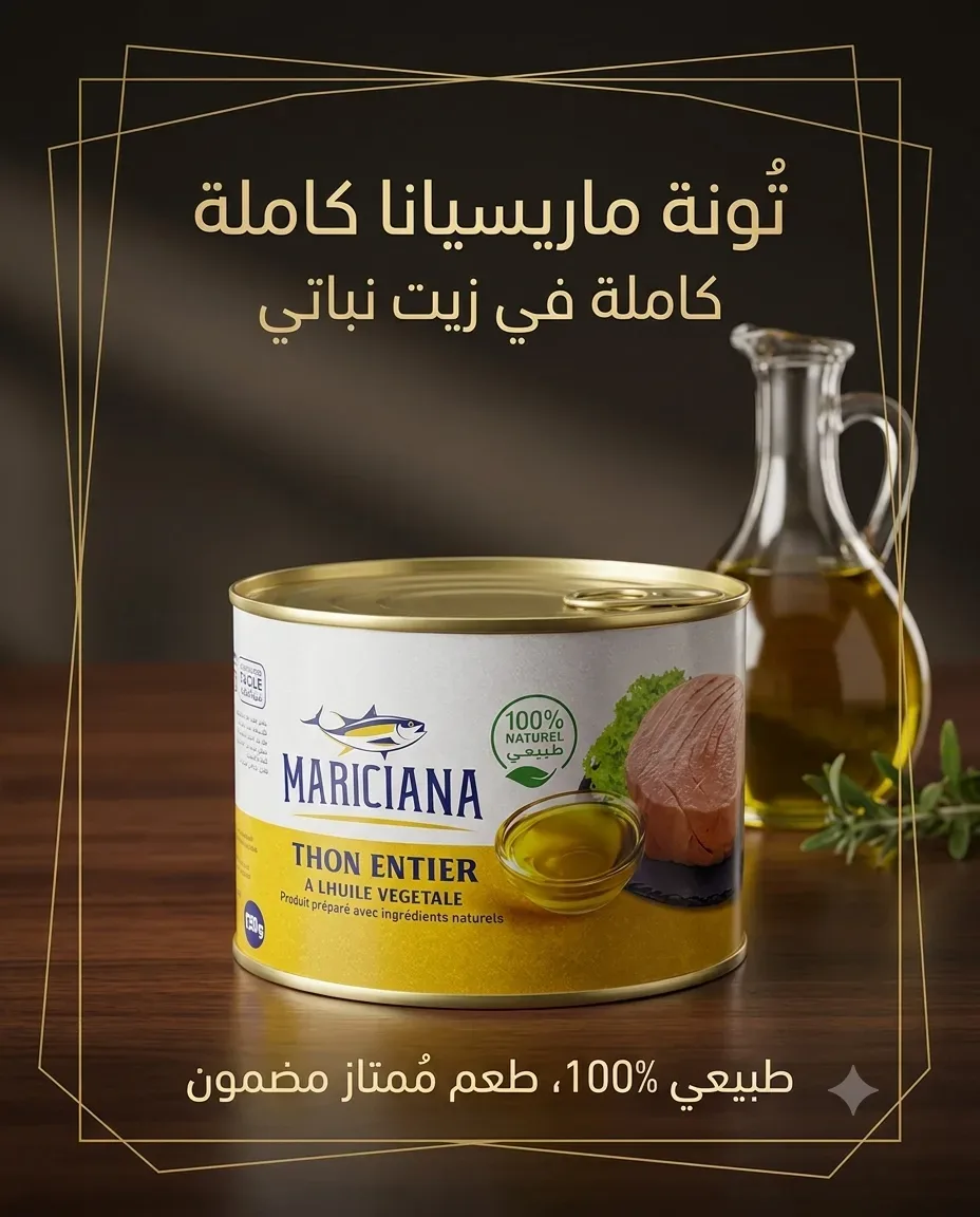 مارسيانا تونة كاملة بالزيت النباتي 1750غ