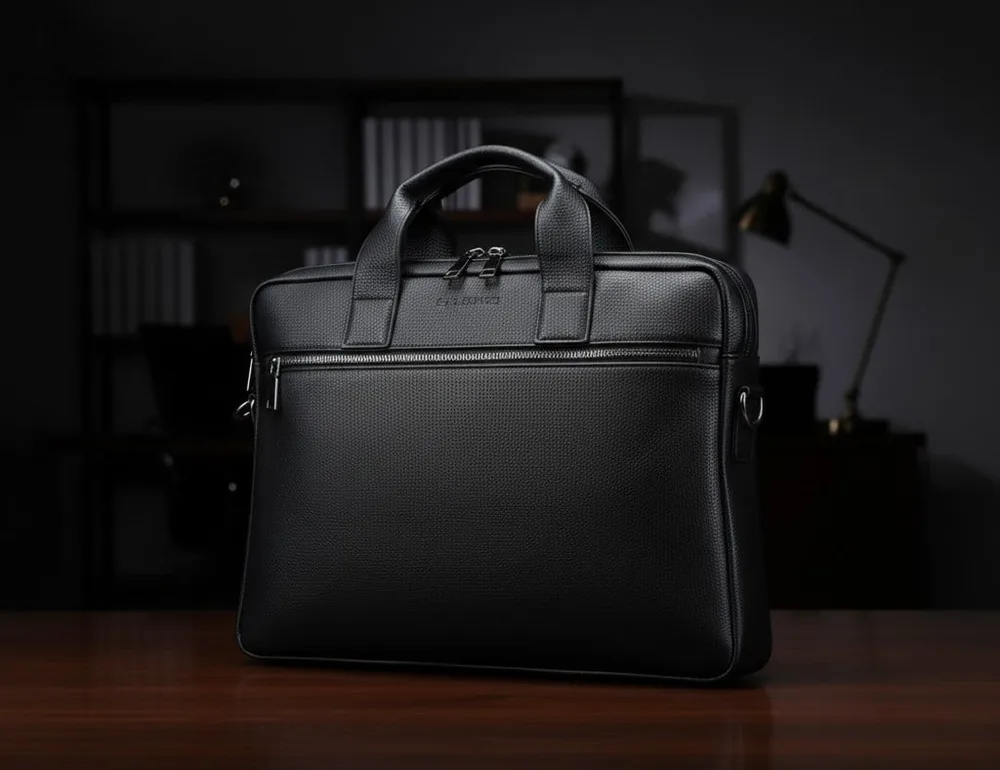 Cartable classic en cuir PU