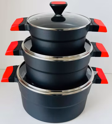 طقم 3 مرامط - Série Marmites BBf