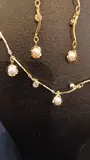 Parure Simple Plaque D'or 3 pièce