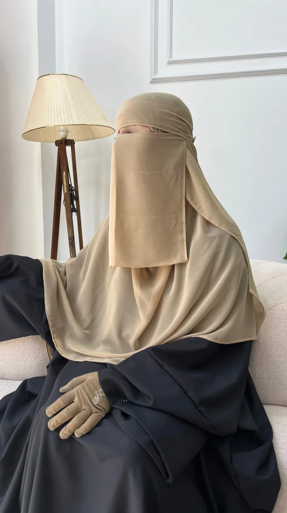 خمار طويل + نقاب عادي