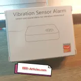 Capteur Smart Connecté de Vibrations - sans fil - Alarme Sonore - Tuya Smart Wifi.