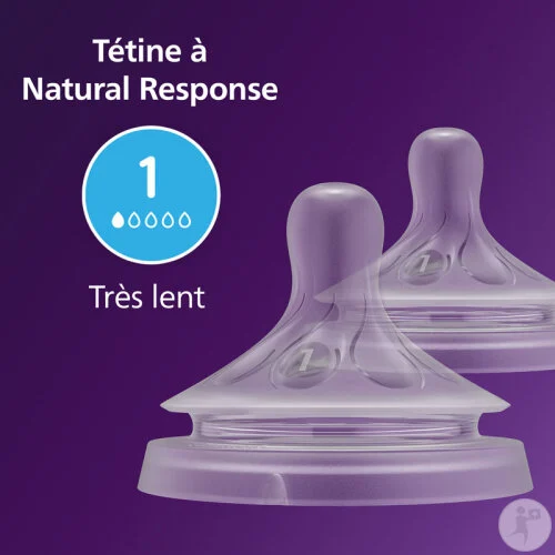 Tétine Flow 1 0 Mois Débit Nouveau-Né 2 Pièces (SCY961/02)