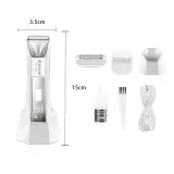 Kemei KM-1847 Tondeuse 2 en 1 pour corps et zones sensibles