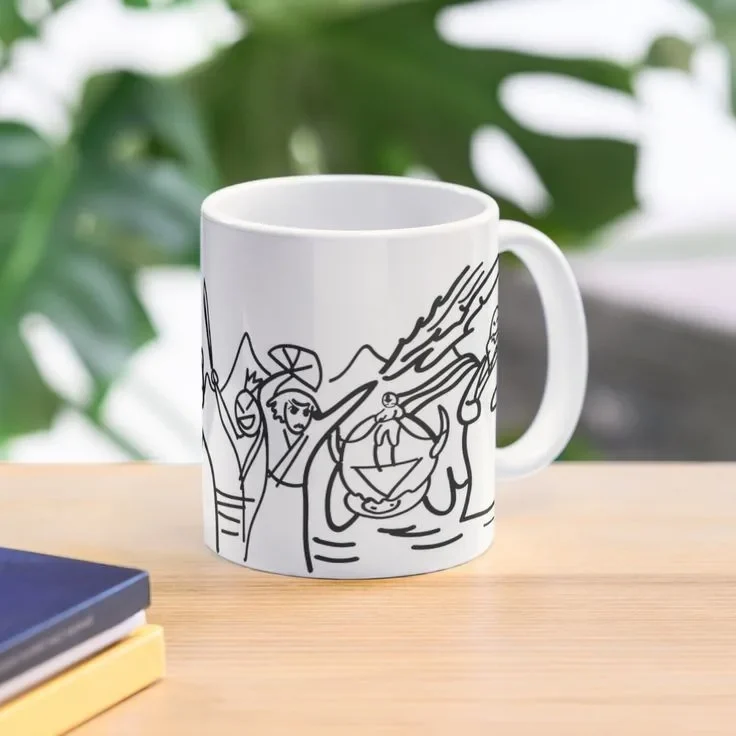 Mug Avatar The Last Airbender Sokka drawing