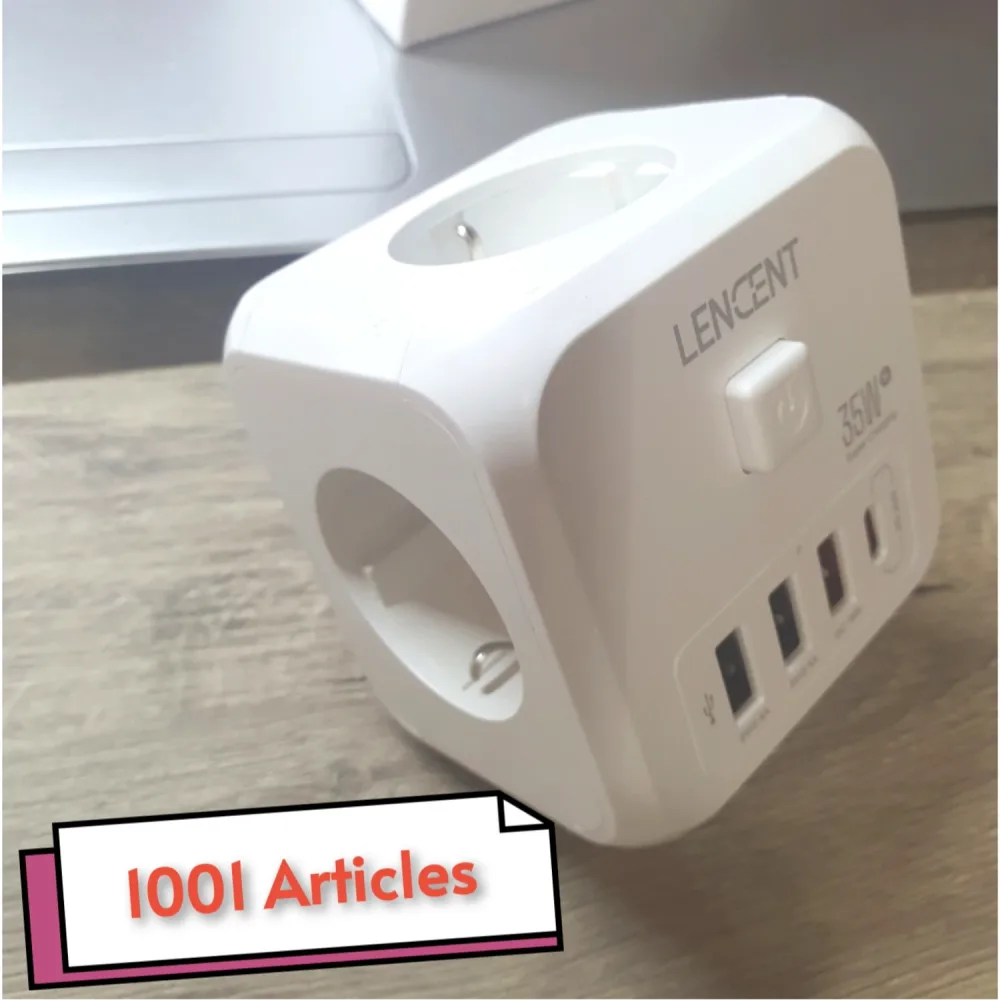 LENCENT - Adapter Europe PD-QC 3.0, 07 en 01