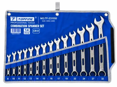 Jeux Cle Mixte 14PCS TOPFINE TF-231550 (8 à 32mm)