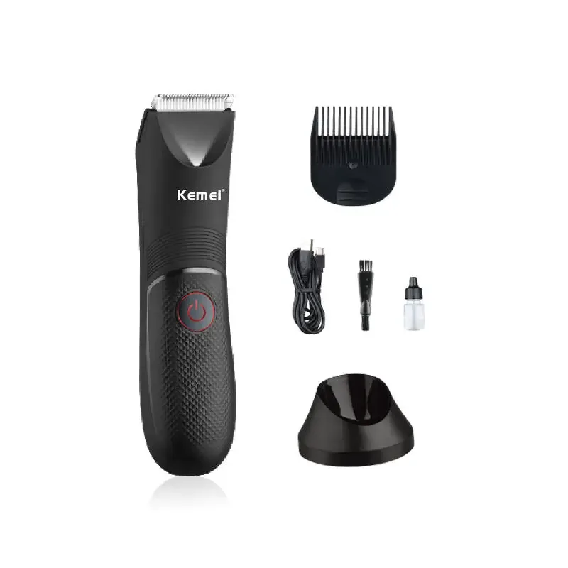 Kemei KM-1838 Tondeuse rechargeable USB Type-C étanche IPX7
