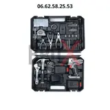 Back to products Visseuse Perceuse à Percussion Sans Fil 2 Batteries 20v 2Ah avec Kit d’outils et d’accessoires50 Pcs CROWN CT21102H-2-(50) EK