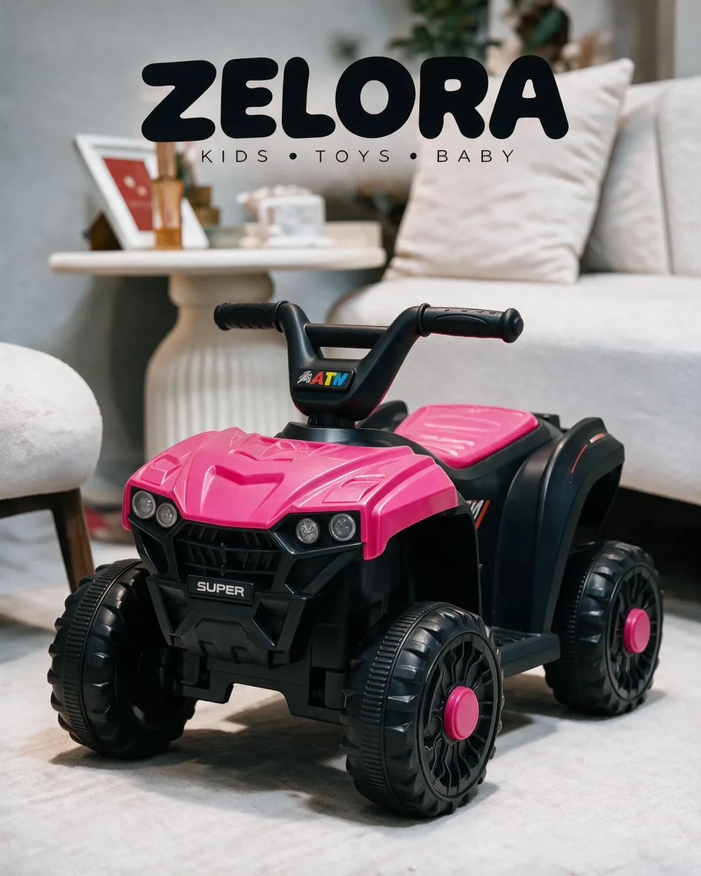 Quad, Moto Electrique pour Enfant avec Télécommande