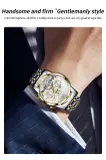 montre homme mouvment mécanique Olevs