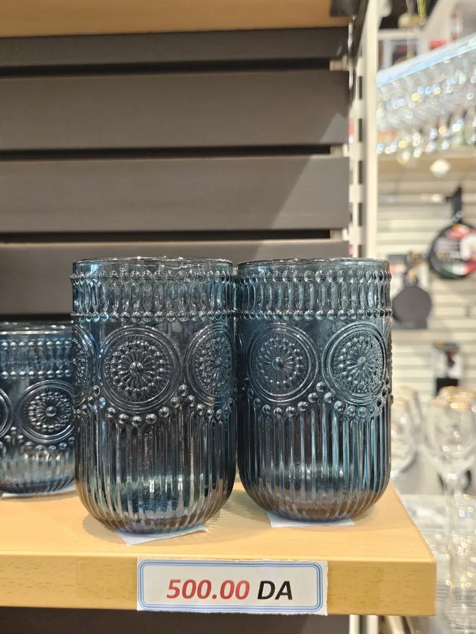 COLLECTION DE VERRES DÉCORÉS BLUE