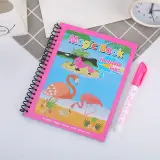Magic Book réutilisable avec des dessins animés pour enfants et un stylo à eau