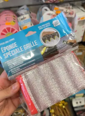 Éponge Spéciale Grille — nettoyage entre les grilles