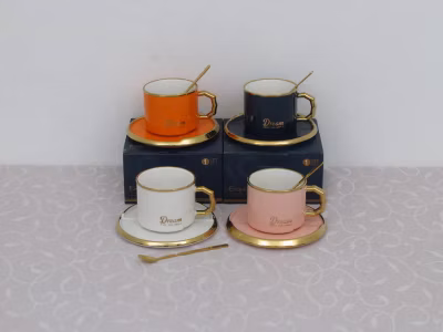 طقم كوب السيراميك العصري - Cup Set