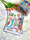 Cute Adult Coloring Book