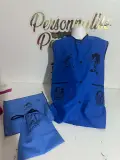 مئزر مدرسي للبنات و الذكور بالاسم