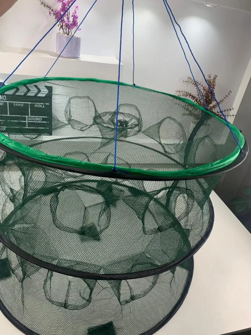 Piège de Pêche Poissons Rond 20 Trous pliable et portable 70cm – شبكة صيد الأسماك