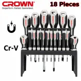 Jeux tournevis CROWN 18PCS CPHDS-AxA18