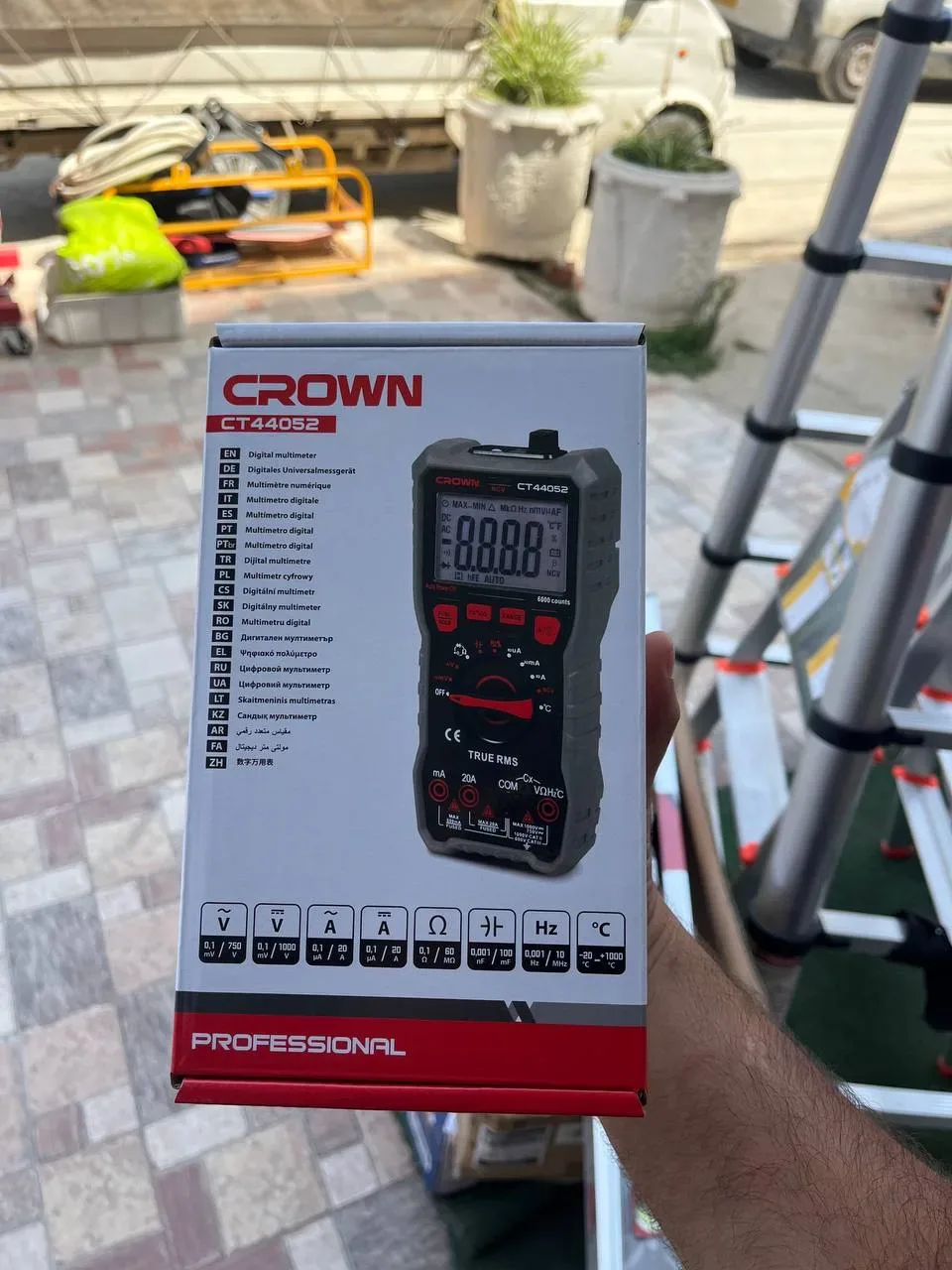 Multimètre Digital 1000v CT44052 - CROWN