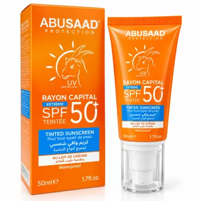 ABUSAAD SPF 50+ Teinté 50ML – Rayon Capital Extreme Waterproof