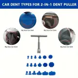 Outil De Débosselage Sans Peinture Carrosserie 19Pcs – طقم إصلاح هيكل السيارة بدون طلاء