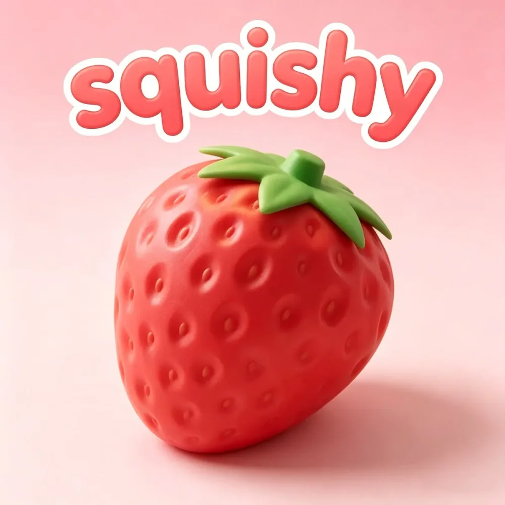 BIG strawberry squishy