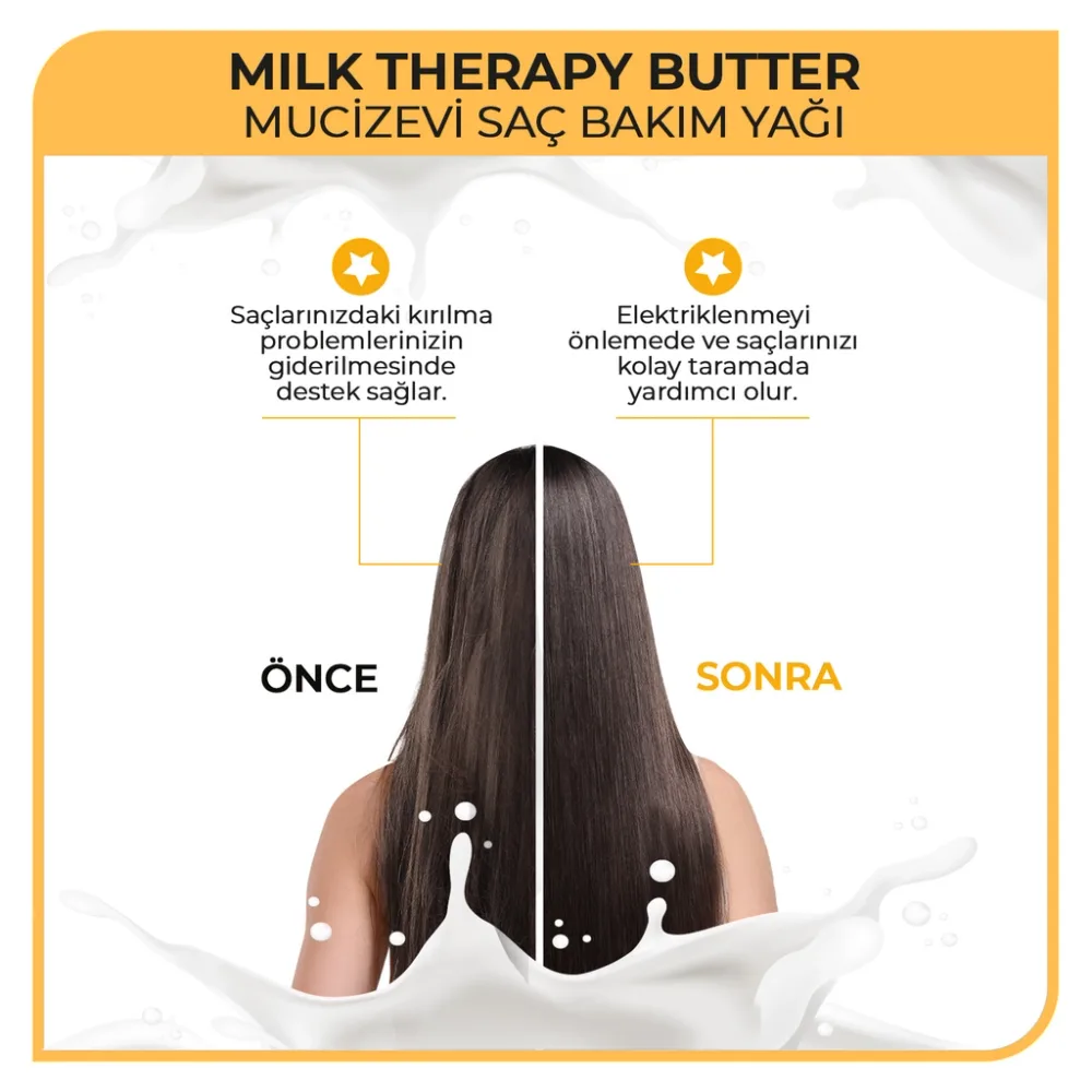 Huile capillaire miracle Morfose Milk Therapy Butter 200 ml