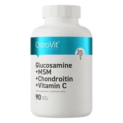 Glucosamine + MSM + Chondroïtine + Vitamine C 90 comprimés