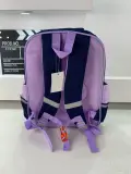 Sac à Dos Enfant Ludique avec Plusieurs Compartiment et un Peluche LM-5122 Bleu Nuit et Mauve – حقيبة ظهر للأطفال أزرق ليلي وبنفسجي