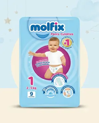 Molfix حفاظة كلوت 4-9