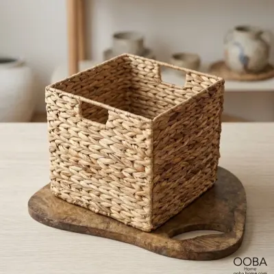 Panier raphia, pliable