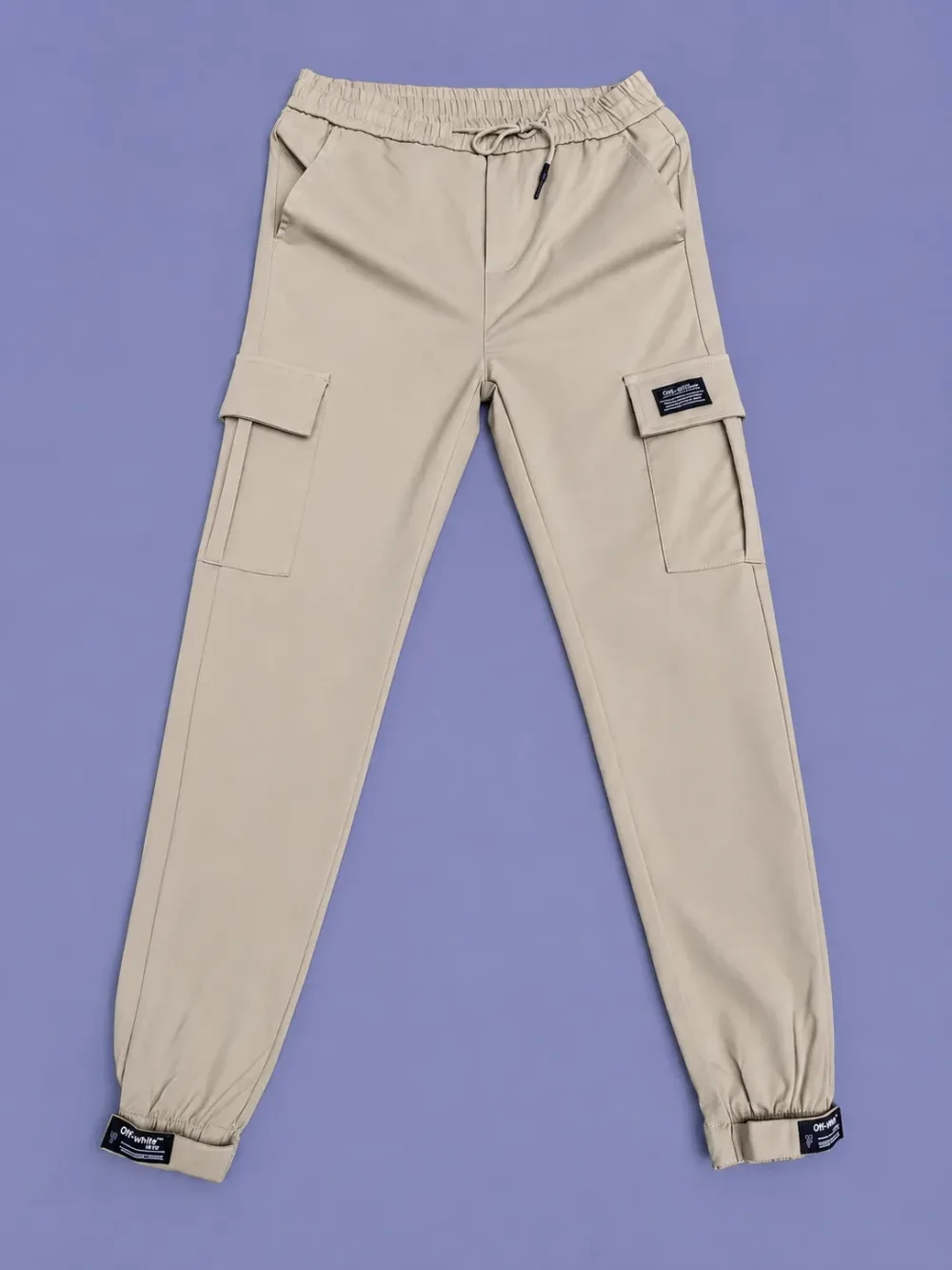 Pantalon Cargo  off whait