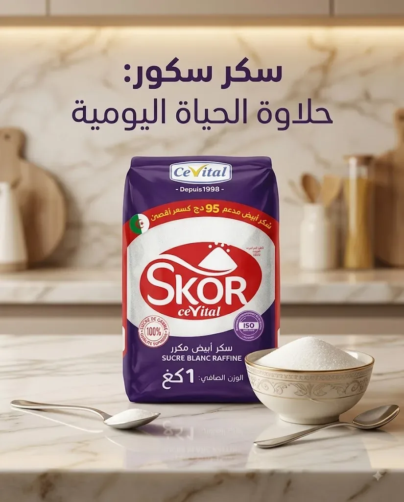 سكر أبيض 1كغ