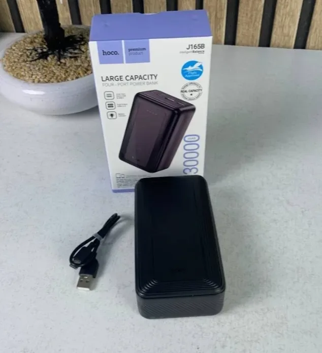 Power Bank Hoco J165B 10W (30,000mAh) - باور بانك بسعة 30,000