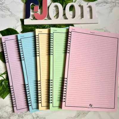 دفاتر ملونة A4