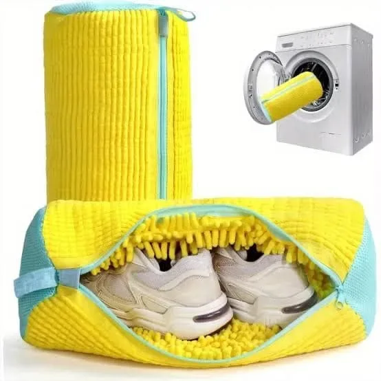 كيس غسيل الأحذية بألياف-wash bag