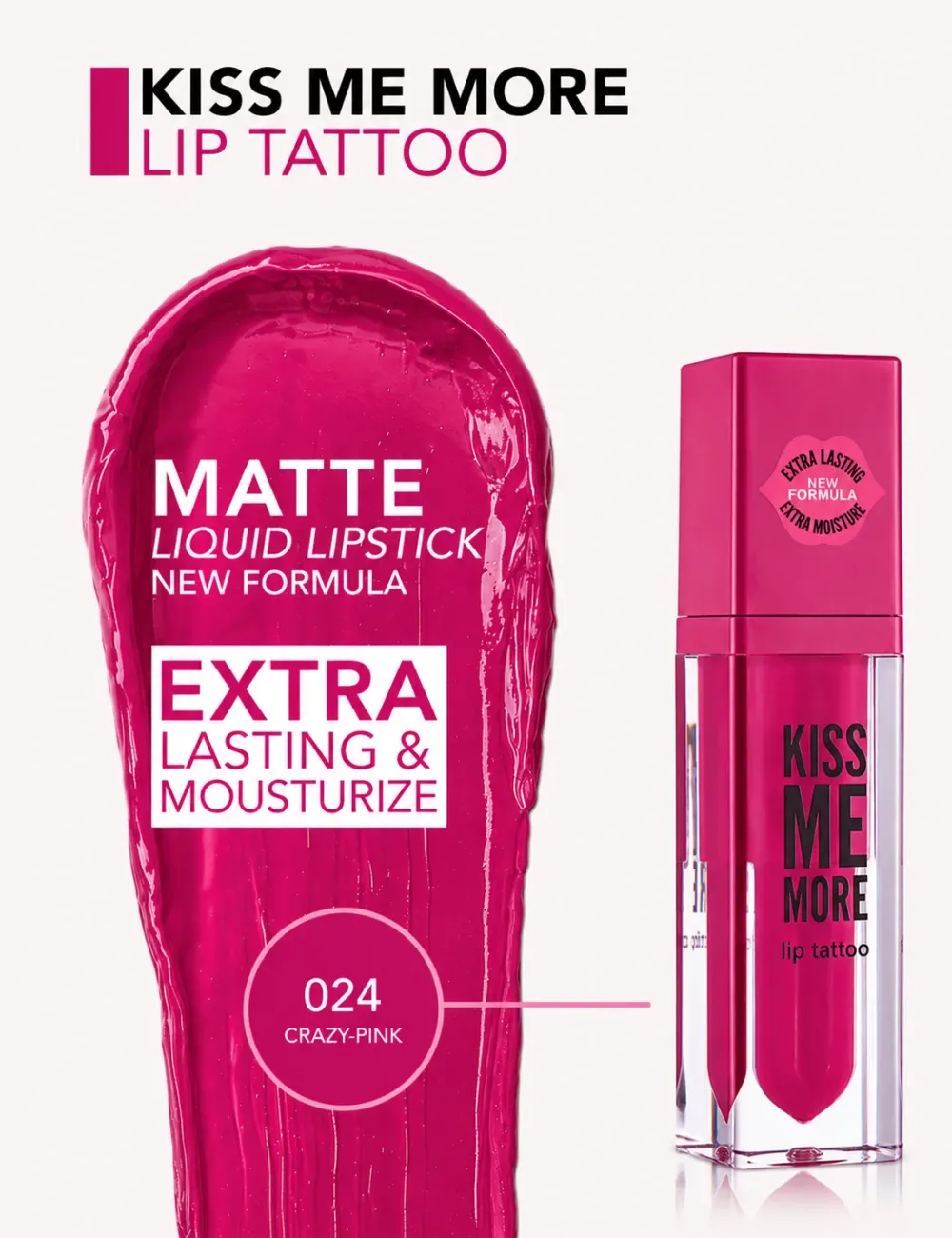 Kiss Me More Lip Tattoo