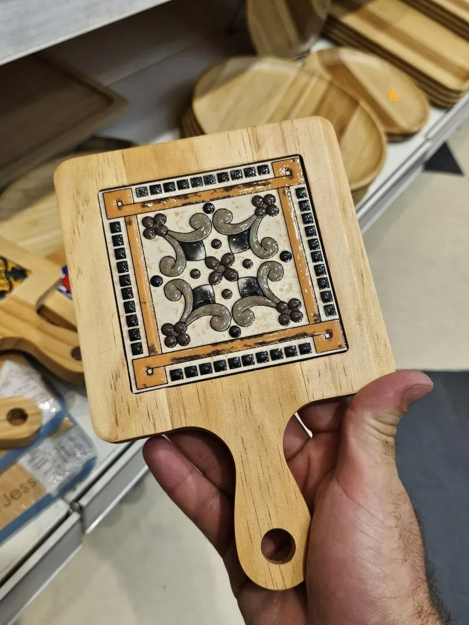 🎨 PETITE PLANCHETTE DÉCORÉE - CARREAU CÉRAMIQUE