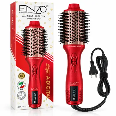 Brosse soufflante ENZO EN-4124 All-in-One Large Oval Dryer Brush Magic AI Degital 1500W