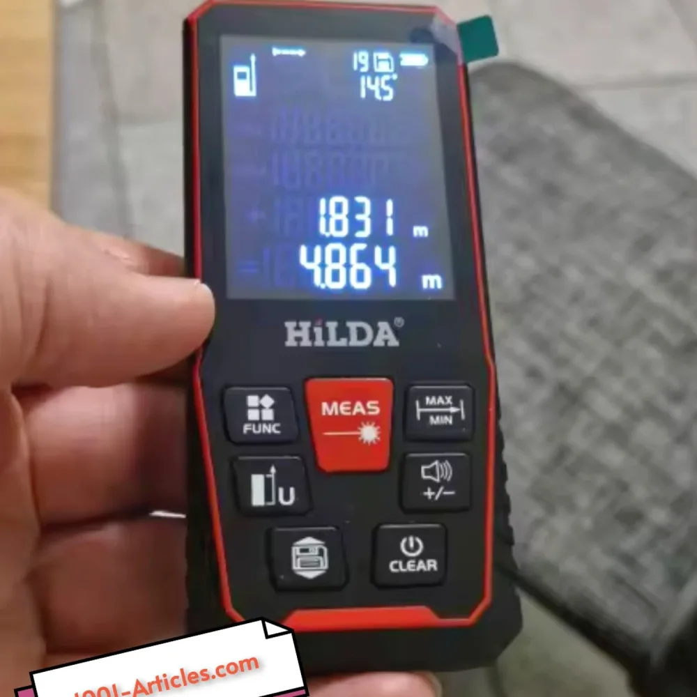 Télémètre Laser numérique professionnel - 100m - HILDA